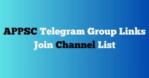 Read more about the article APPSC Telegram Group Links Join Channel List
