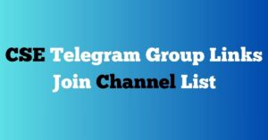 Read more about the article CSE Telegram Group Links Join Channel List