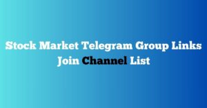 Read more about the article Stock Market Telegram Group Links Join Channel List