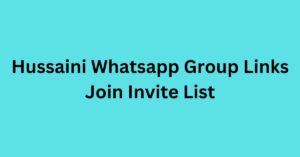 Read more about the article Hussaini Whatsapp Group Links Join Invite List