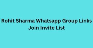 Read more about the article Rohit Sharma Whatsapp Group Links Join Invite List