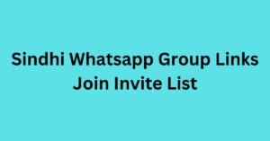 Read more about the article Sindhi Whatsapp Group Links Join Invite List