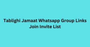 Read more about the article Tablighi Jamaat Whatsapp Group Links Join Invite List